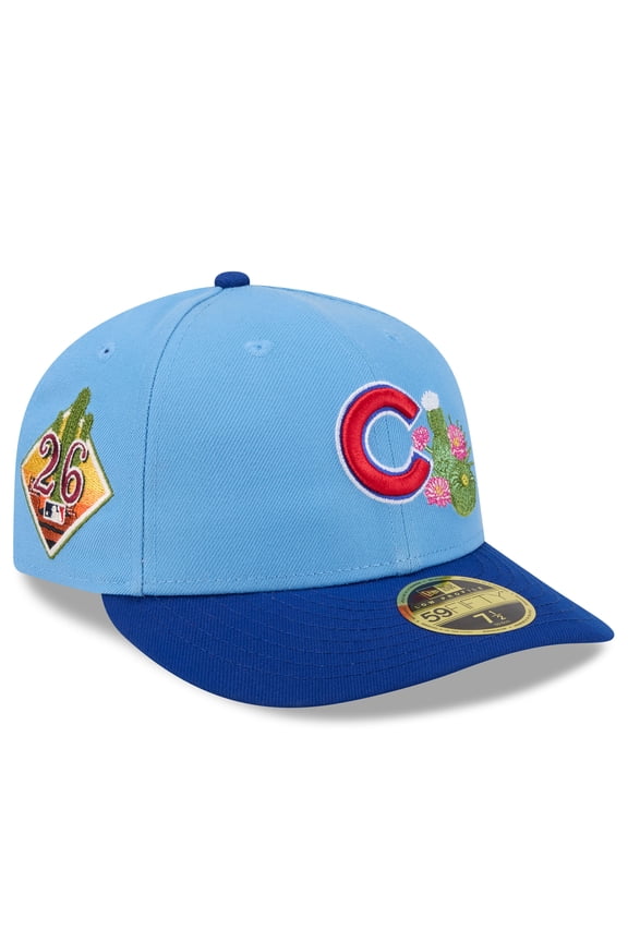 Men's New Era Light Blue/Royal Chicago Cubs 2026 Spring Training Low Profile 59FIFTY Fitted Hat