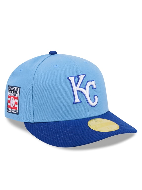 Men's New Era Light Blue/Royal Kansas City Royals 2026 Baseball Hall of Fame 59FIFTY Low Profile Fitted Hat