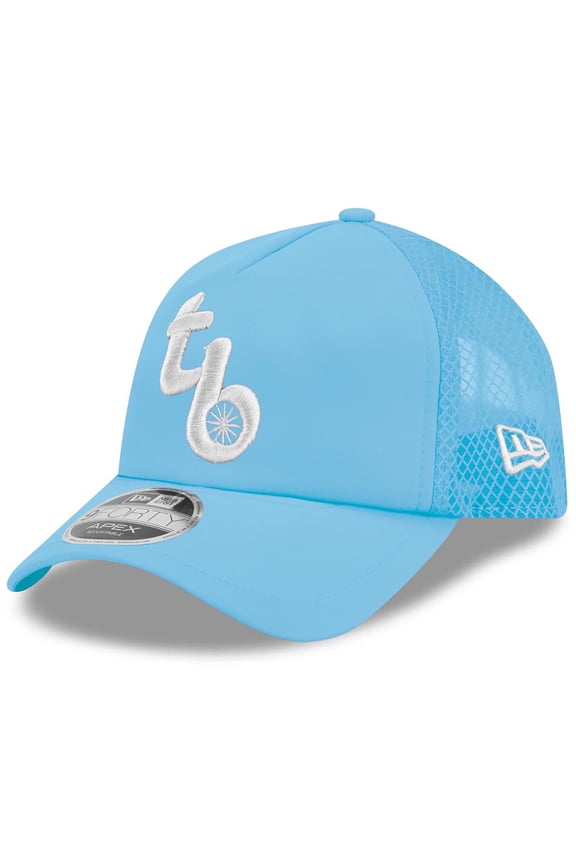 Men's New Era Light Blue Tampa Bay Rays 2026 Batting Practice Alternate Apex 9FORTY Adjustable Hat