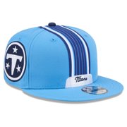 Mens New Era Light Blue Tennessee Titans 2026 Rivalries Collection Fan Pack Helmet 9FIFTY Snapback Hat