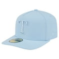 thumbnail image 1 of Men's New Era  Light Blue Texas Rangers Color Pack A-Frame 59FIFTY Fitted Hat, 1 of 5