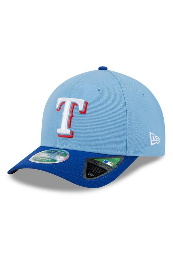 Men's New Era Light Blue Texas Rangers Player Replica 9FORTY Adjustable Hat