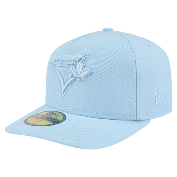 Men's New Era Light Blue Toronto Blue Jays Color Pack A-Frame 59FIFTY Fitted Hat