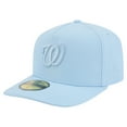 thumbnail image 1 of Men's New Era  Light Blue Washington Nationals Color Pack A-Frame 59FIFTY Fitted Hat, 1 of 5