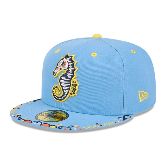 Men's New Era Light Blue Norfolk Tides 2026 Copa De La Diversion 59FIFTY Fitted Hat