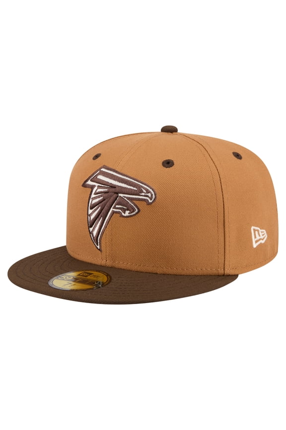 Men's New Era  Light Brown/Dark Brown Atlanta Falcons Two-Tone Walnut 59FIFTY Fitted Hat