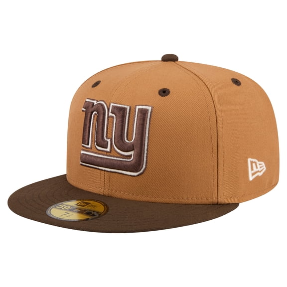 Men's New Era  Light Brown/Dark Brown New York Giants Two-Tone Walnut 59FIFTY Fitted Hat