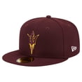 thumbnail image 1 of Men's New Era Maroon Arizona State Sun Devils 59FIFTY Fitted Hat, 1 of 6