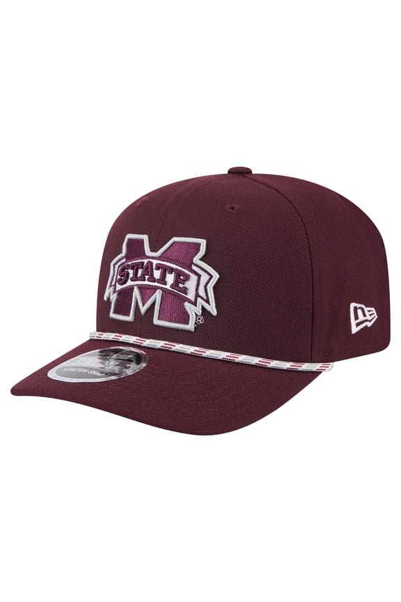 Men's New Era Maroon Mississippi State Bulldogs Game Day Multi-Rope 9SEVENTY Stretch-Snap Hat