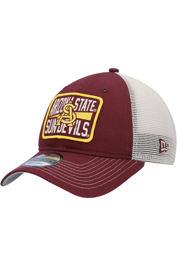 Men's New Era Maroon/Natural Arizona State Sun Devils Devoted 9TWENTY Adjustable Hat