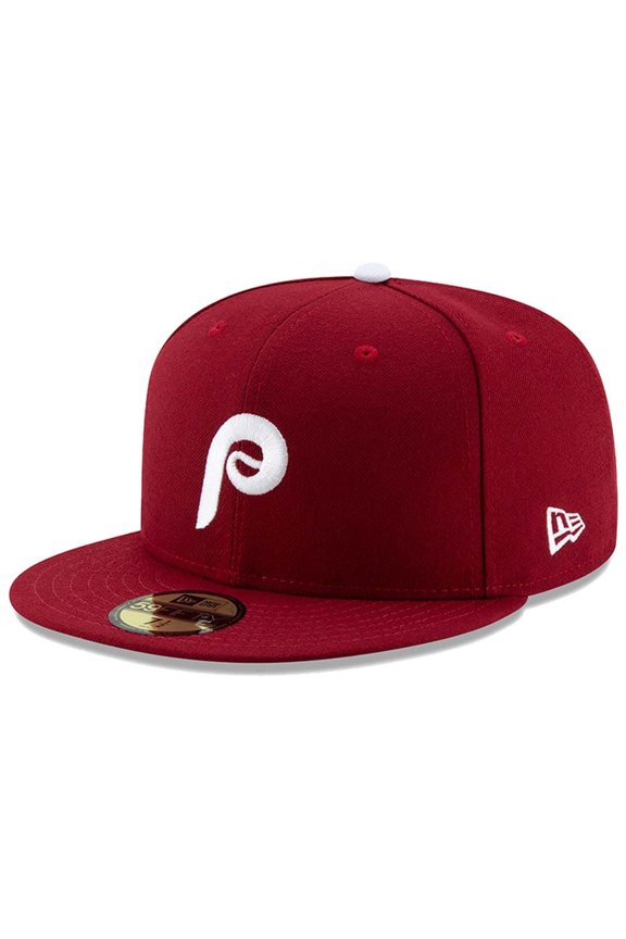 Men's New Era Maroon Philadelphia Phillies Alternate 2 Authentic Collection On-Field 59FIFTY Fitted Hat