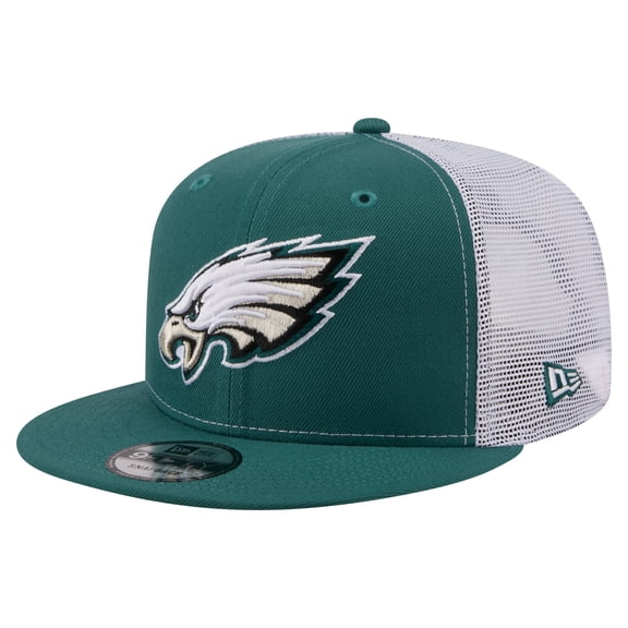 Men's New Era Midnight Green Philadelphia Eagles Core Team 9FIFTY Trucker Snapback Hat