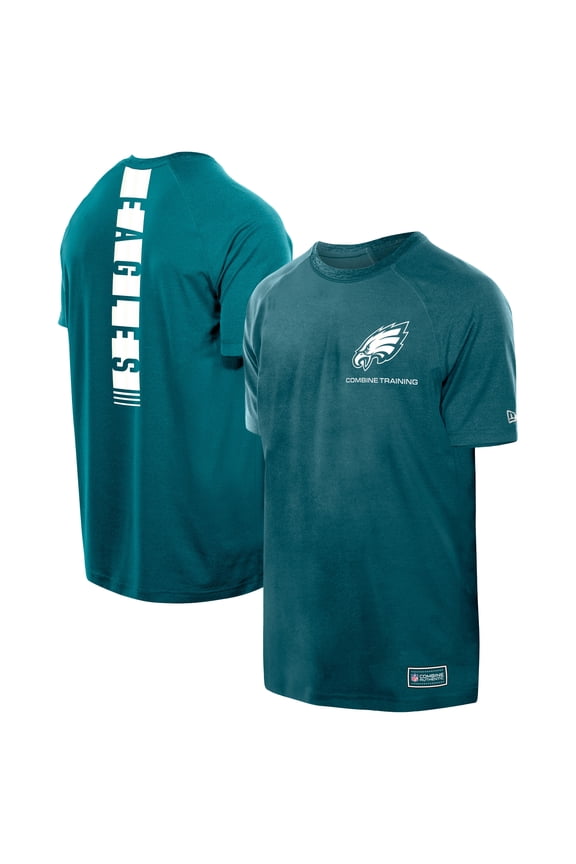 Men's New Era Midnight Green Philadelphia Eagles Functional Fandom Reflective T-Shirt