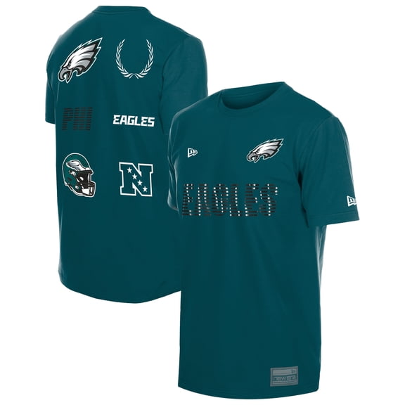 Men's New Era Midnight Green Philadelphia Eagles Match T-Shirt