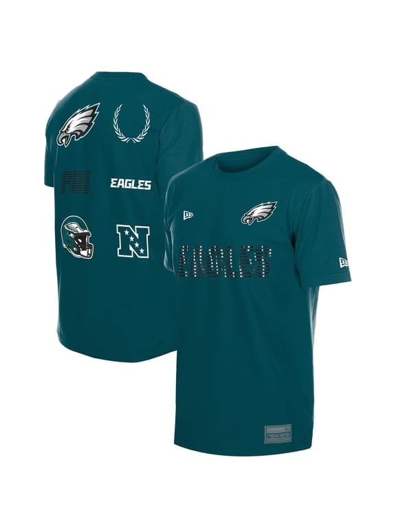 Men's New Era Midnight Green Philadelphia Eagles Match T-Shirt