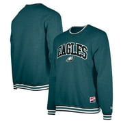 CUTTER & BUCK Men's New Era Midnight Green Philadelphia Eagles Pullover Sweatshirt