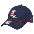 thumbnail image 1 of Men's New Era  Navy Arizona Wildcats Rope 39THIRTY Flex Hat, 1 of 5