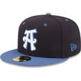 thumbnail image 1 of Men's New Era Navy Asheville Tourists Authentic Collection 59FIFTY Fitted Hat, 1 of 6