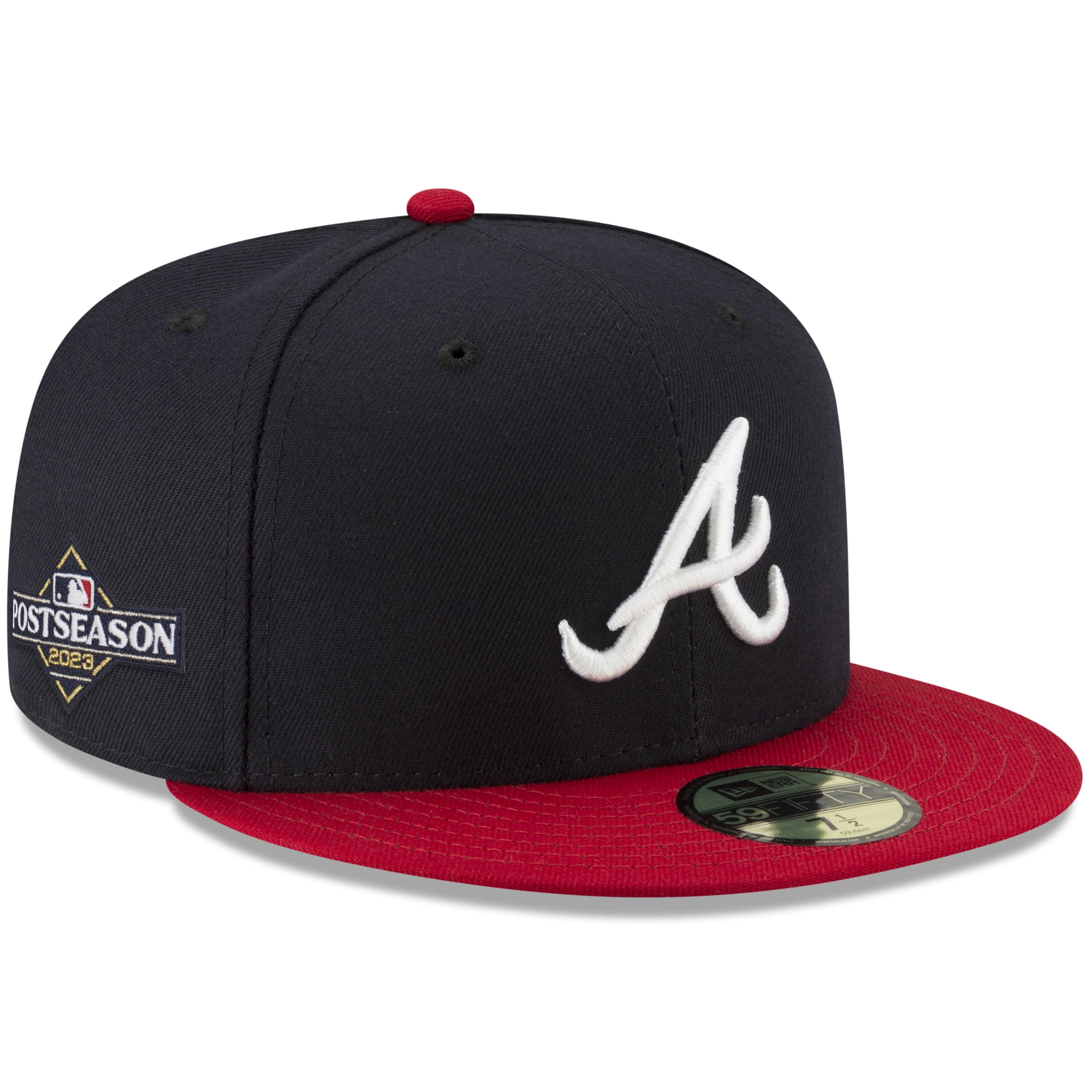 Men's New Era Navy Atlanta Braves 2023 Postseason Side Patch 59FIFTY