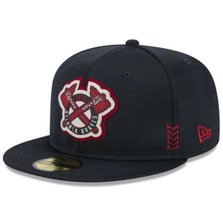 Men's Atlanta Braves New Era Navy FEATURE x MLB 59FIFTY Fitted Hat