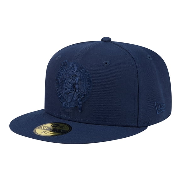 Men's New Era Navy Boston Celtics Tonal Color Pack 59FIFTY Fitted Hat