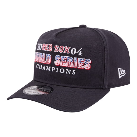 Men's New Era Navy Boston Red Sox 2004 World Series Champions Historic 9FIFTY A-Frame Snapback Hat