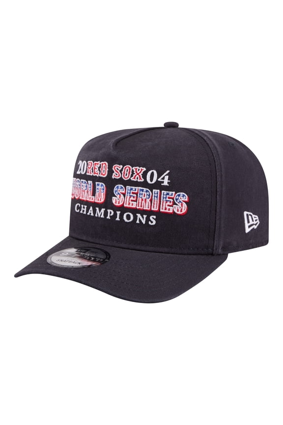 Men's New Era Navy Boston Red Sox 2004 World Series Champions Historic 9FIFTY A-Frame Snapback Hat