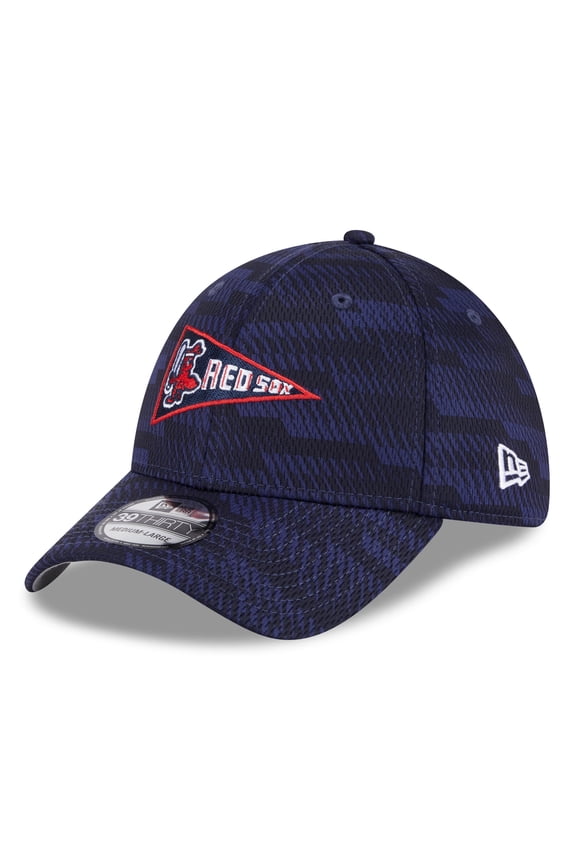 Men's New Era Navy Boston Red Sox 2025 MLB Clubhouse 39THIRTY Flex Hat