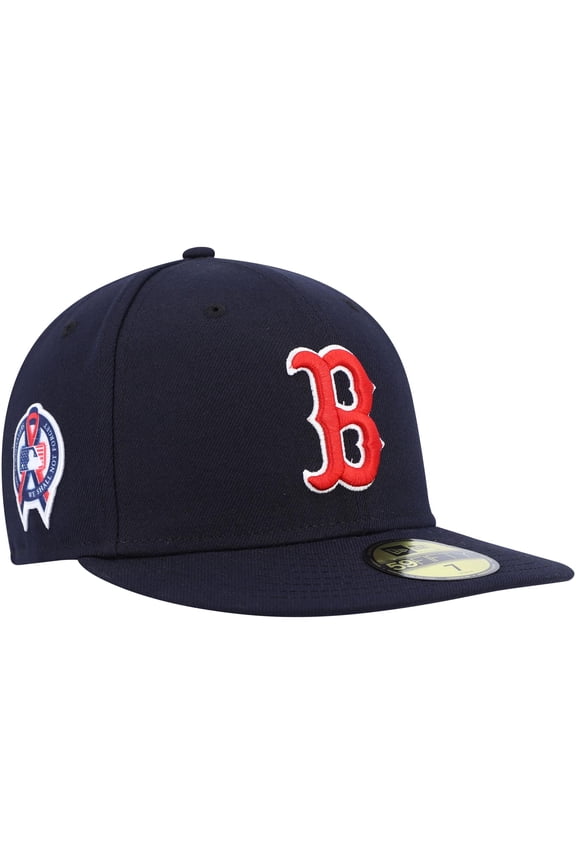 Men's New Era Navy Boston Red Sox 9/11 Memorial Side Patch 59FIFTY Fitted Hat