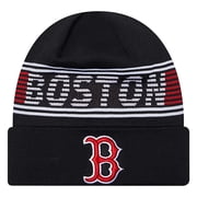 Mens New Era Navy Boston Red Sox Authentic Collection Cuffed Knit Hat