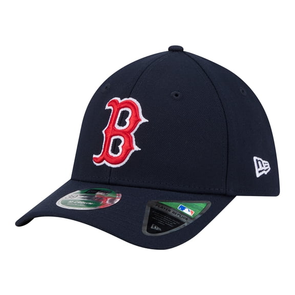 Men's New Era Navy Boston Red Sox Player Replica 39THIRTY M-Crown Flex Hat