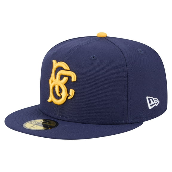 Men's-New Era  Navy Brooklyn Cyclones Authentic Collection 59FIFTY Fitted Hat