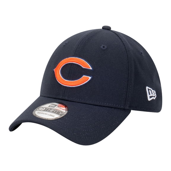 Men's New Era  Navy Chicago Bears Core Team 39THIRTY Flex Hat