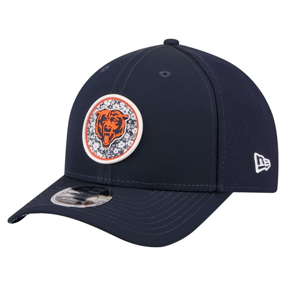 Men's New Era Navy Chicago Bears Floral 9FORTY M-Crown Trucker Adjustable Hat