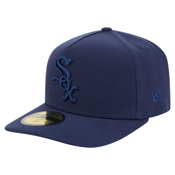 Men's New Era Navy Chicago White Sox Color Pack A-Frame 59FIFTY Fitted Hat