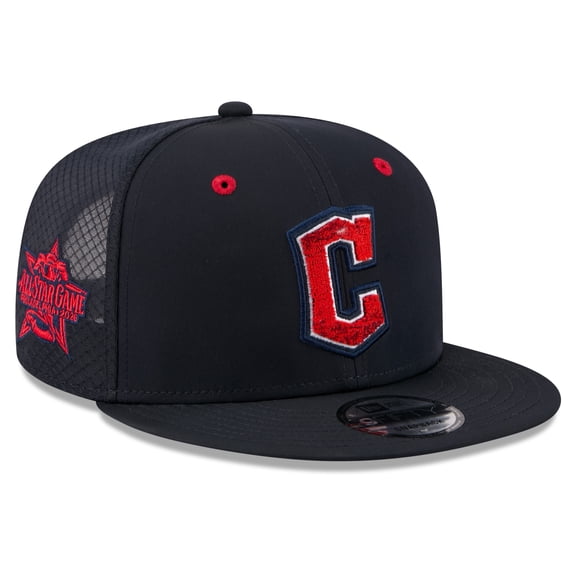 Men's New Era Navy Cleveland Guardians 2026 MLB All-Star Game Workout 9FIFTY Snapback Hat