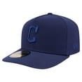thumbnail image 1 of Men's New Era Navy Cleveland Guardians Color Pack A-Frame 59FIFTY Fitted Hat, 1 of 5