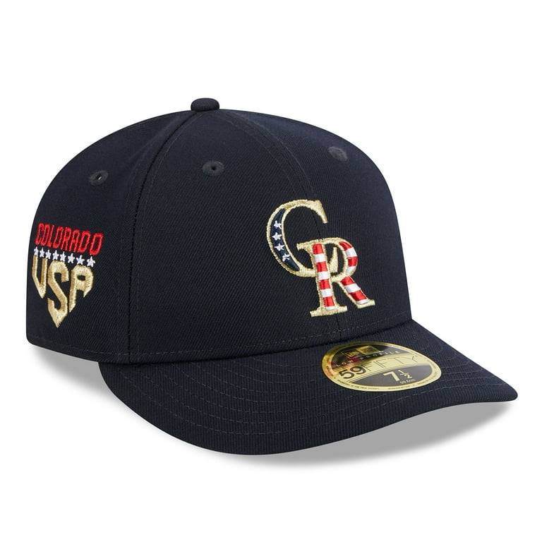 Men s New Era Navy Colorado Rockies 2023 Fourth of July Low Profile 59FIFTY Fitted Hat Walmart