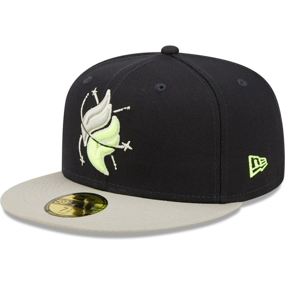 Men's New Era Navy Columbia Fireflies Authentic Collection Team Alternate 59FIFTY Fitted Hat