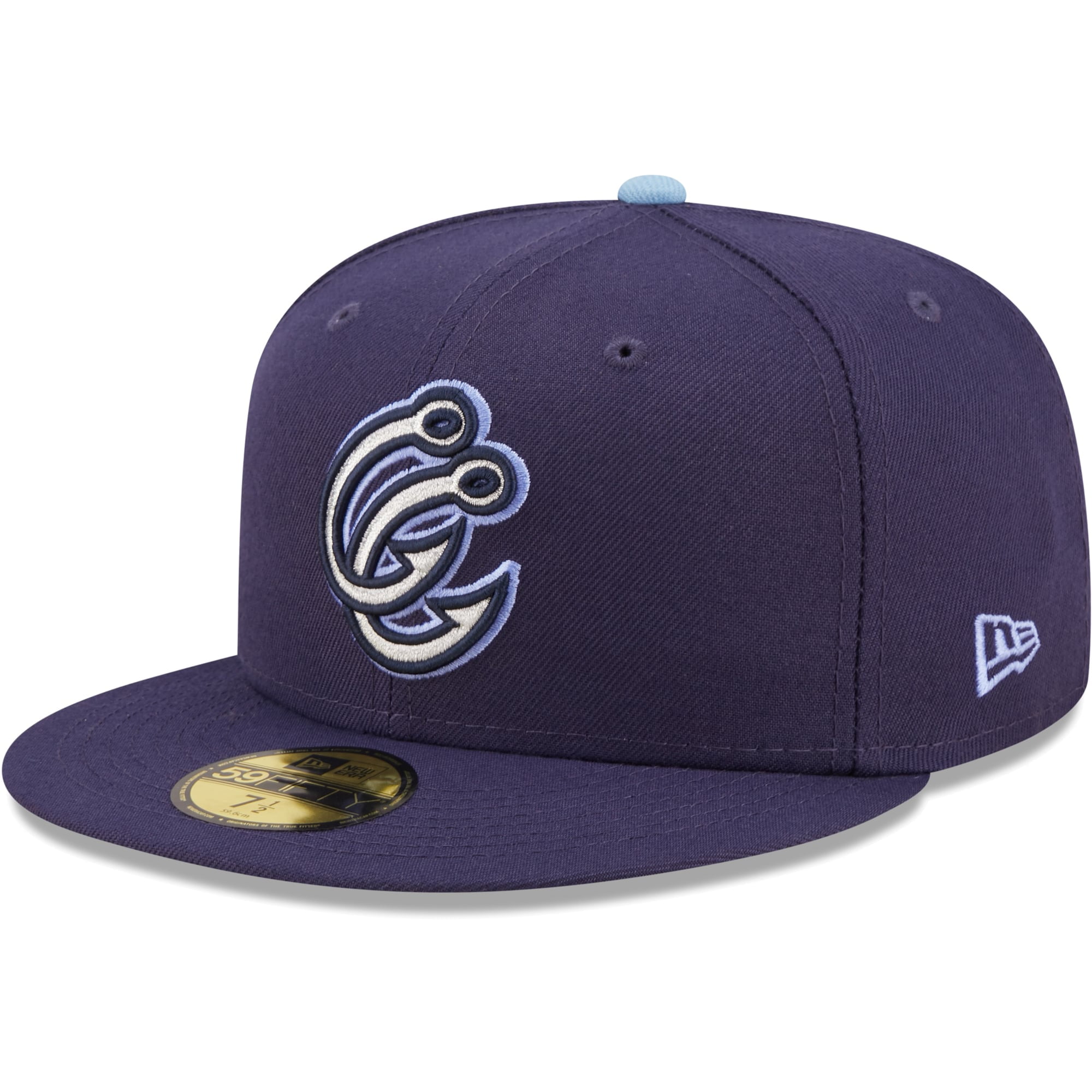 Men's New Era Navy Corpus Christi Hooks Authentic Collection 59FIFTY
