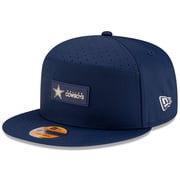 Mens New Era Navy Dallas Cowboys 2025 Sideline Split Panel 9FIFTY Snapback Hat