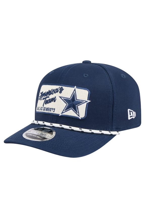 Men's New Era Navy Dallas Cowboys Chant 9SEVENTY Adjustable Hat