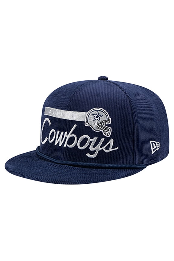 Men's New Era Navy Dallas Cowboys Cord Rope 9FIFTY Snapback Hat