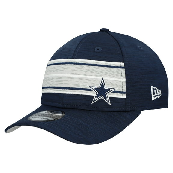 Men's New Era  Navy Dallas Cowboys Stripes 39THIRTY Flex Hat