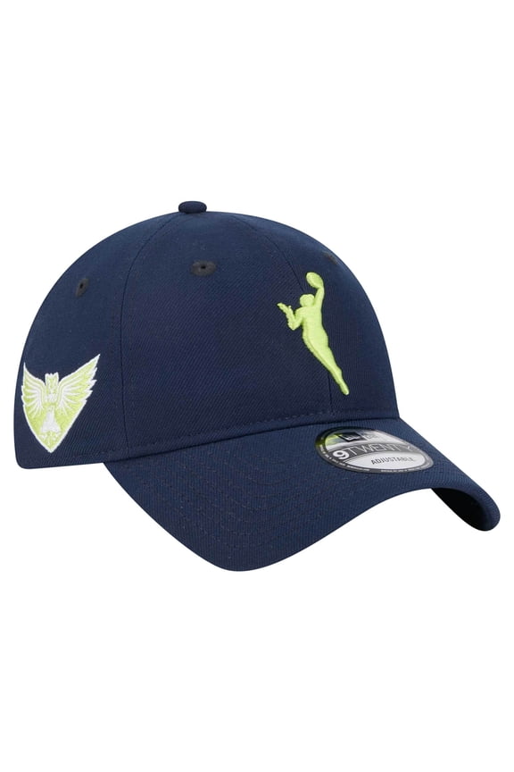 Unisex New Era Navy Dallas Wings 9TWENTY Adjustable Hat