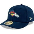 thumbnail image 1 of Men's New Era Navy Denver Broncos Omaha Low Profile 59FIFTY Fitted Hat, 1 of 5