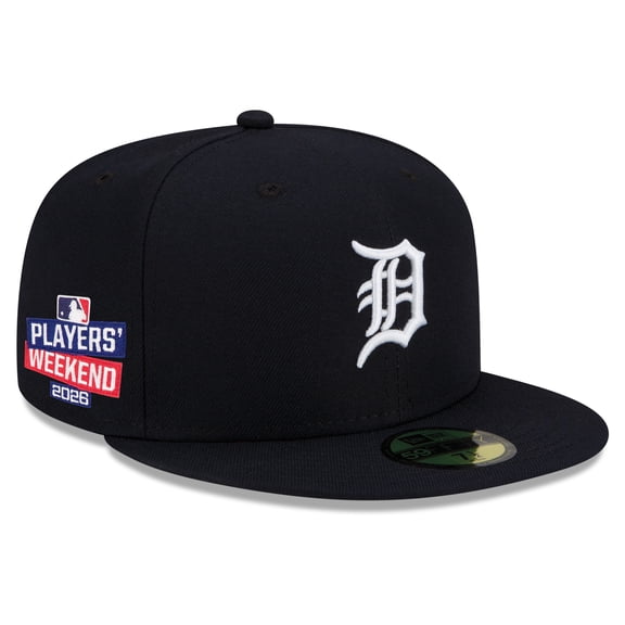 Men's New Era Navy Detroit Tigers 2026 Players' Weekend Authentic Collection 59FIFTY Fitted Hat