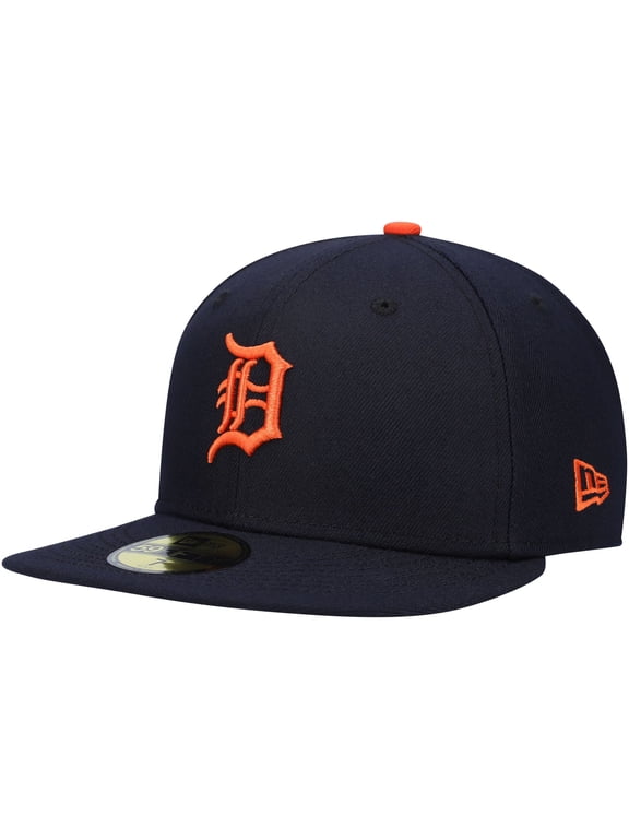 Men's New Era Navy Detroit Tigers Authentic Collection On-Field Road 59FIFTY Fitted Hat