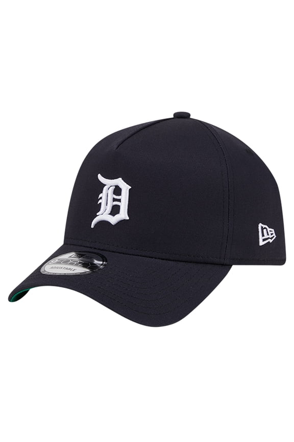 Men's New Era Navy Detroit Tigers Team Color A-Frame 9FORTY Adjustable Hat