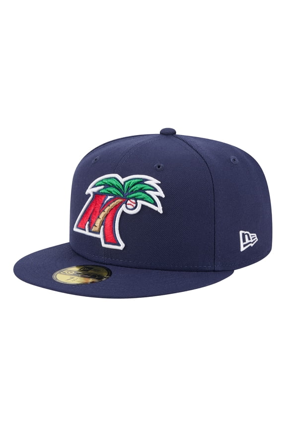 Men's-New Era  Navy Fort Myers Mighty Mussels Theme Nights 59FIFTY Fitted Hat